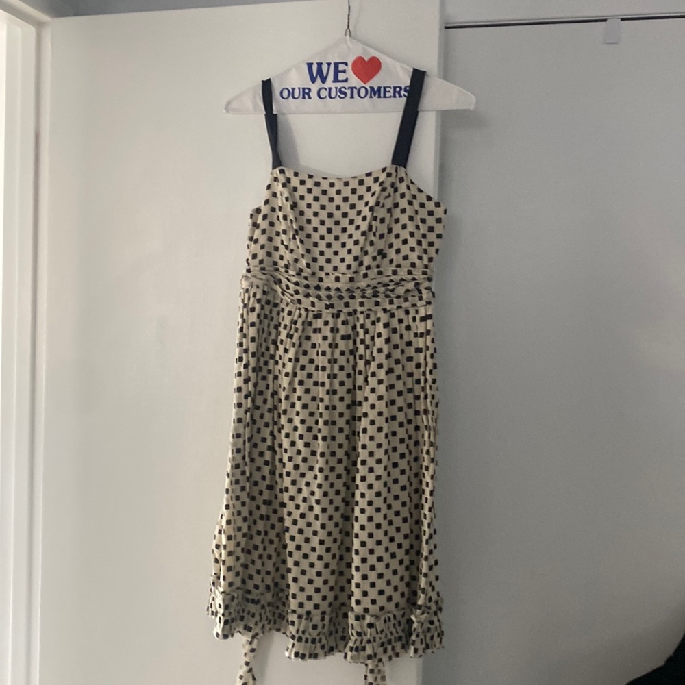 Zeharvale anthropolgie polka dot dress